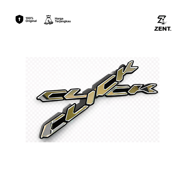 Costom 1 Set Emblem Motor Click Vario Akrilik Timbul 3d Acrylic Murah